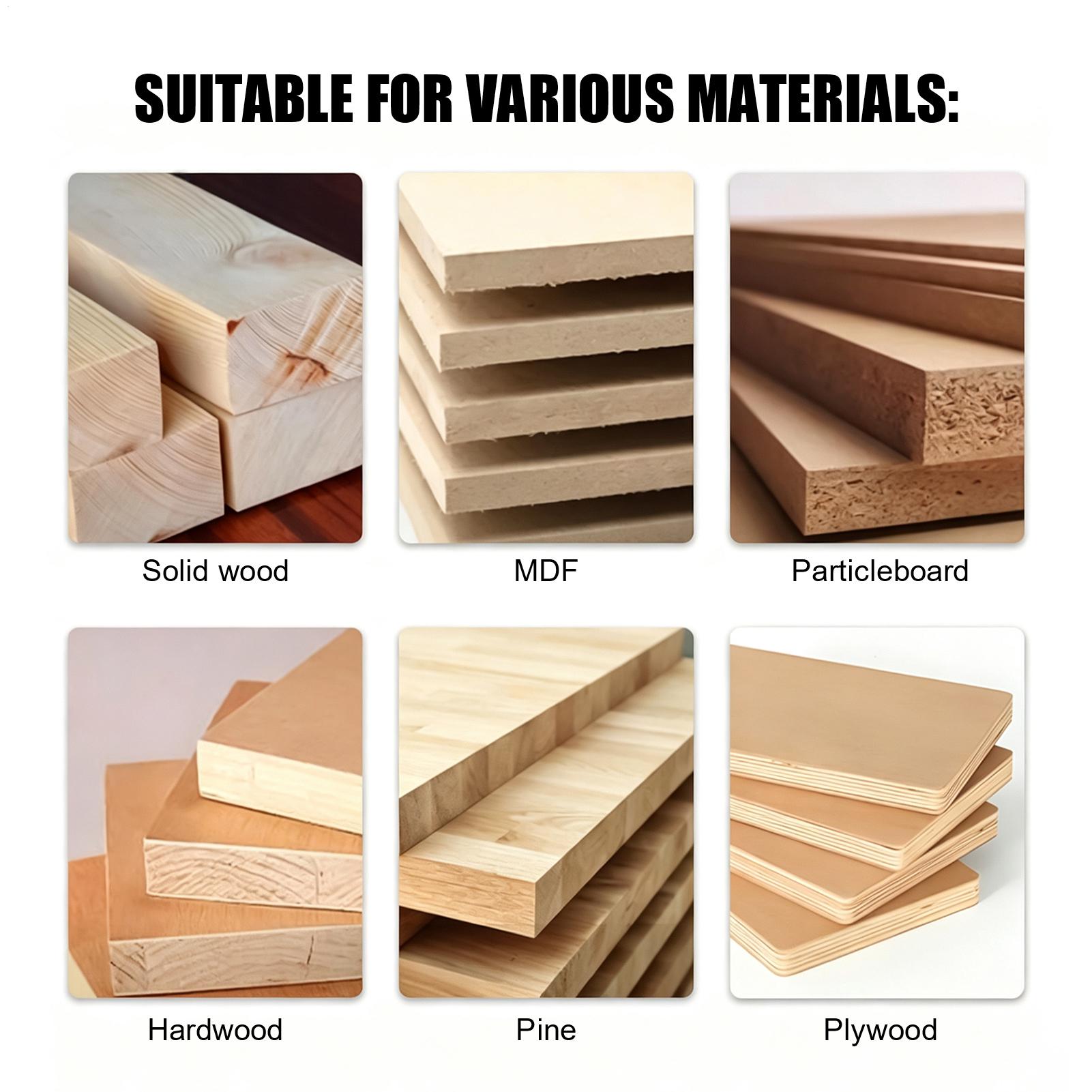 Router Bits For Woodworking - Fresa Reta de 0,3 Polegadas de