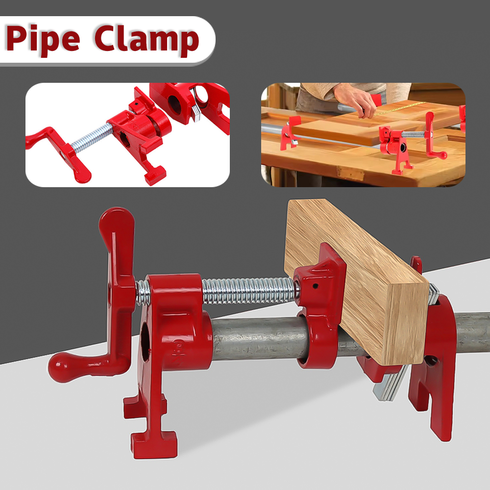 Woodworking Joints - Braçadeira de tubo resistente de 1/2