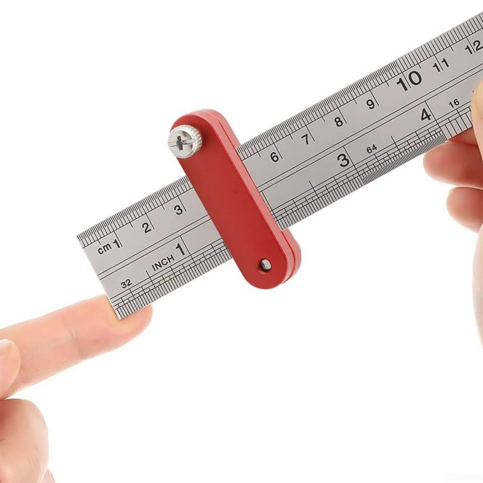 Woodworking Ruler - Batente de Régua para Marcenaria, Bloco
