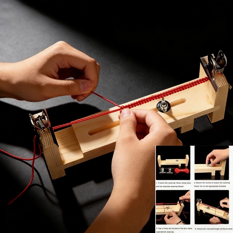 Woodworking Plans - Ferramenta de Fixação para Trançar Pulseiras