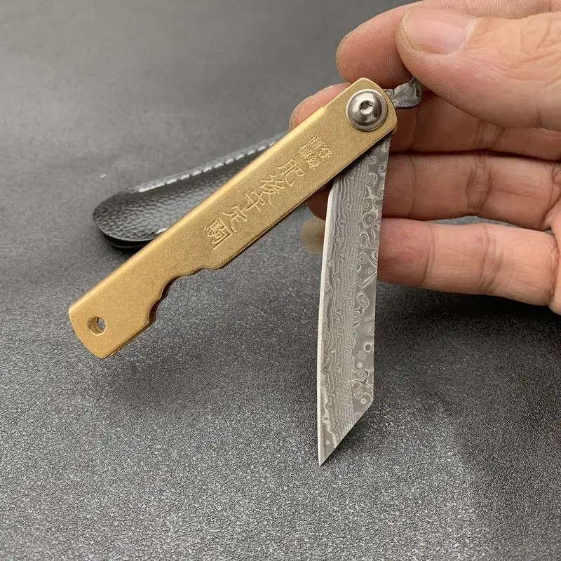 Woodworking Japanese - Faca Dobrável Mini Higonokami Japonesa em