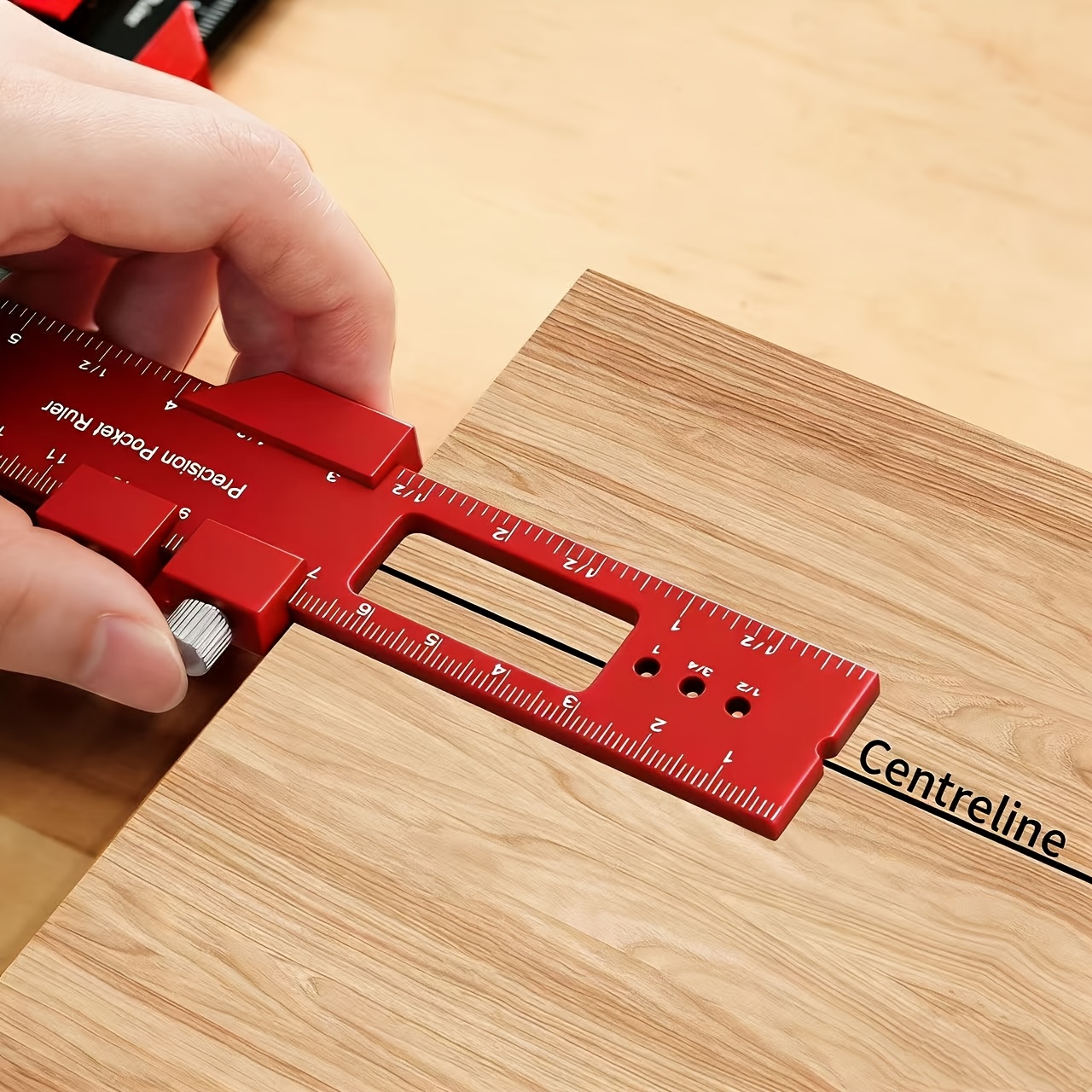 Woodworking Ruler - Régua de Bolso para Marcenaria em