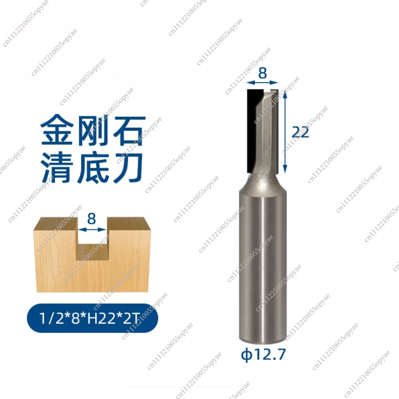Router Bits For Woodworking - Fresa de Diamante PCD com Fundo