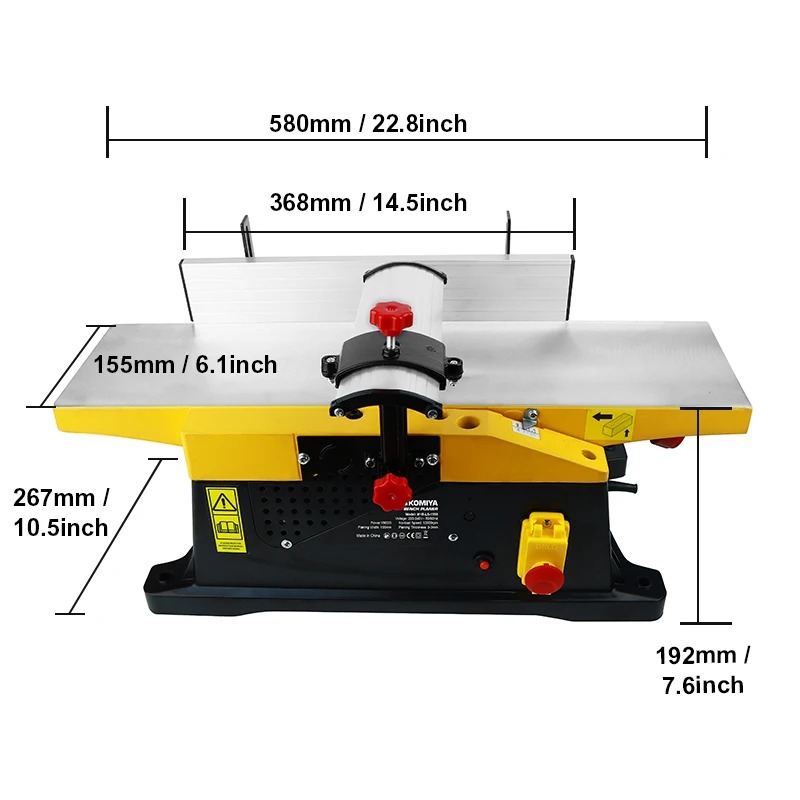 Bench Plane Jointer - Plaina de junção de madeira de