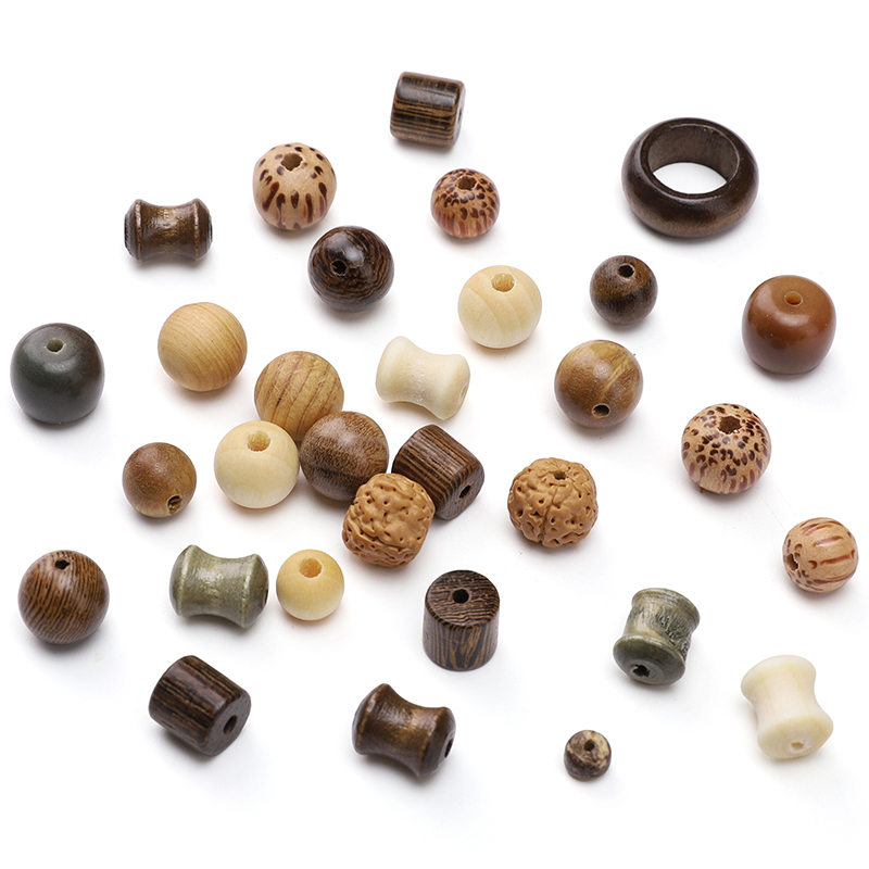 1-130 pçs contas de madeira na - Woodworking Crafts avaliação e preço