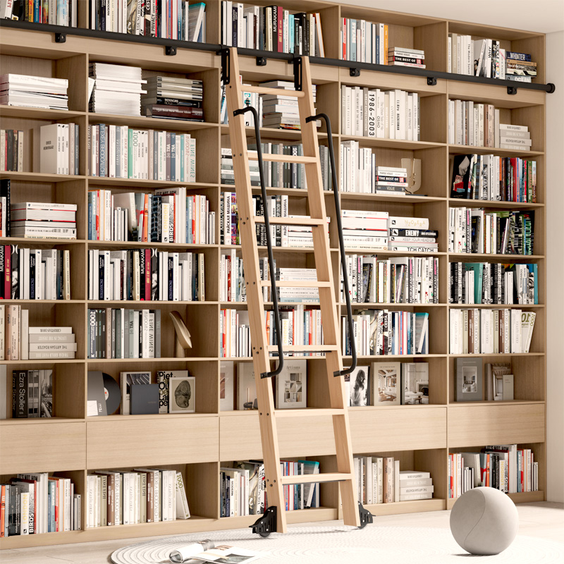 Hardware de escada de bibliote - Woodworking Lofts avaliação e preço