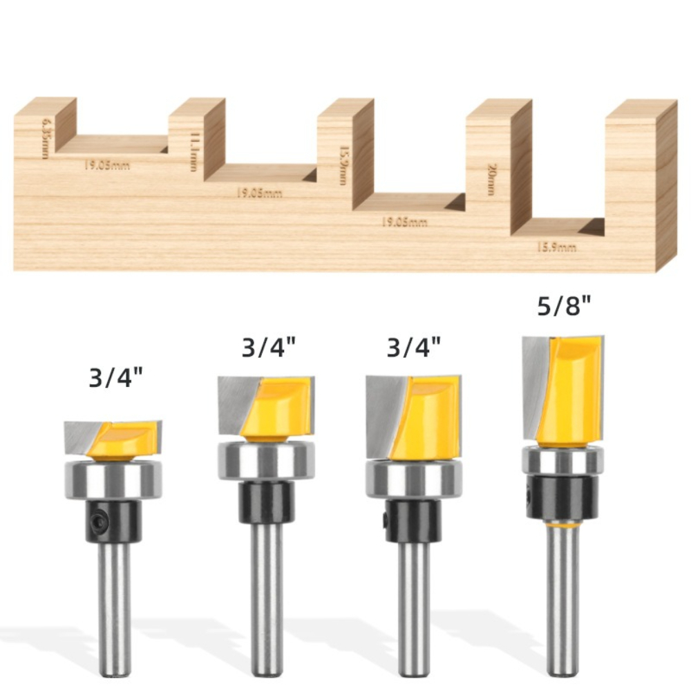 Fresa de Acabamento Rente com  - Router Bits For Woodworking avaliação e preço