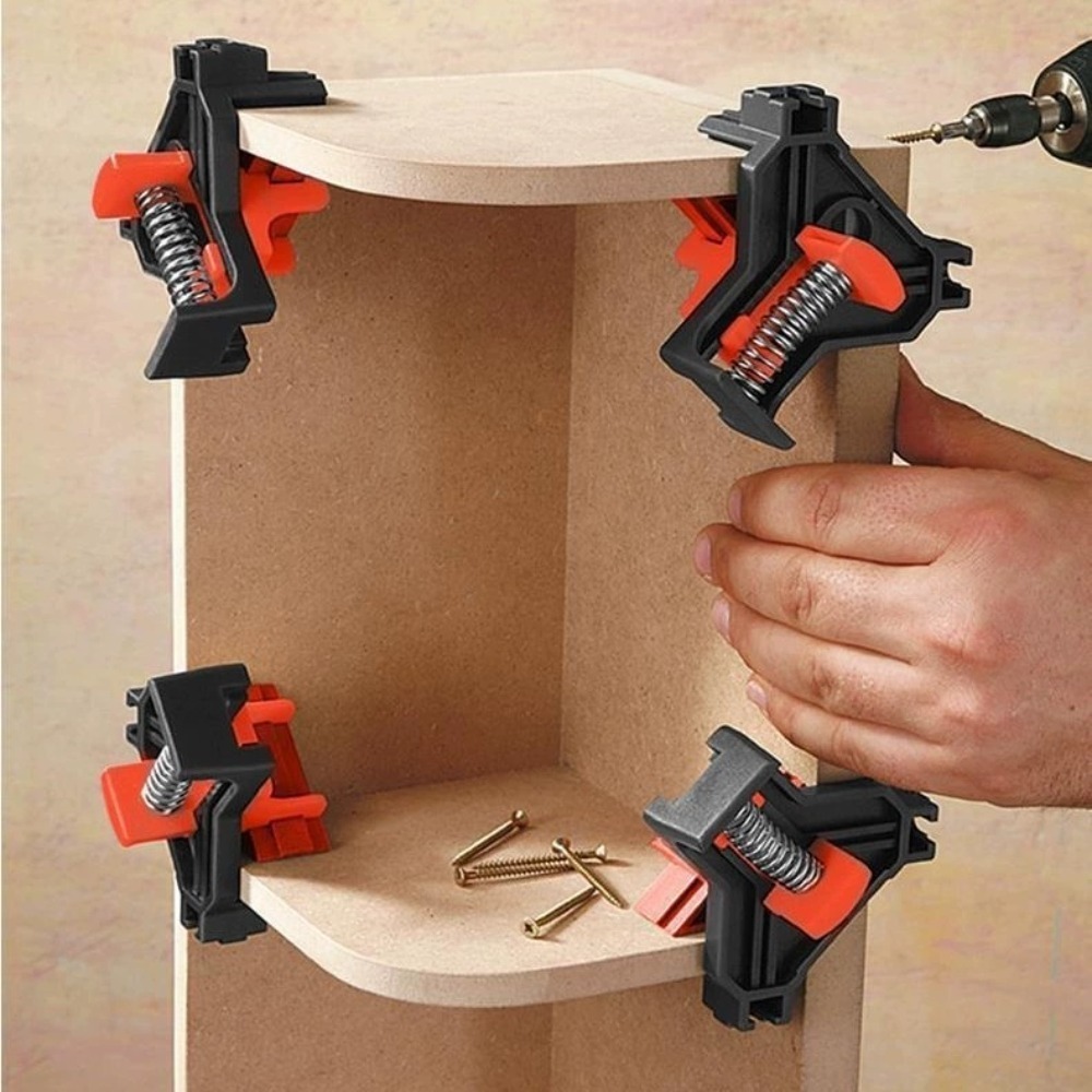 4 peças 90 °   Grampo de Canto - Woodworking Man avaliação e preço