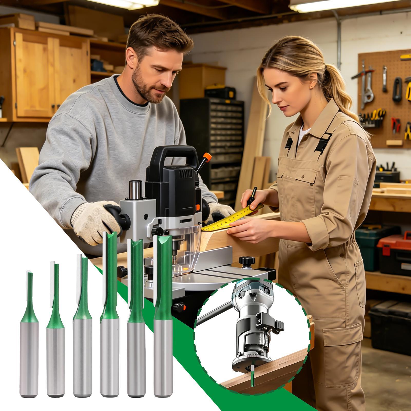 Conjunto de brocas retas para  - Router Bits For Woodworking avaliação e preço