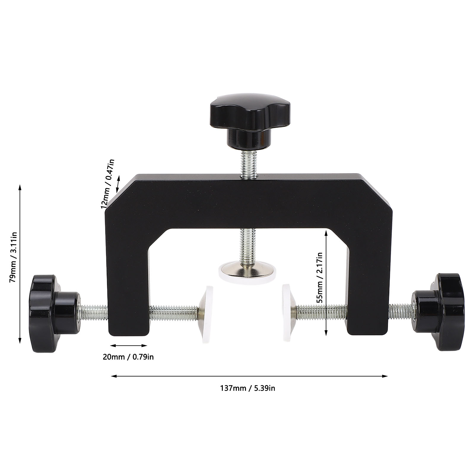 Grampo G de 3 Vias em Liga de  - Woodworking Vise avaliação e preço