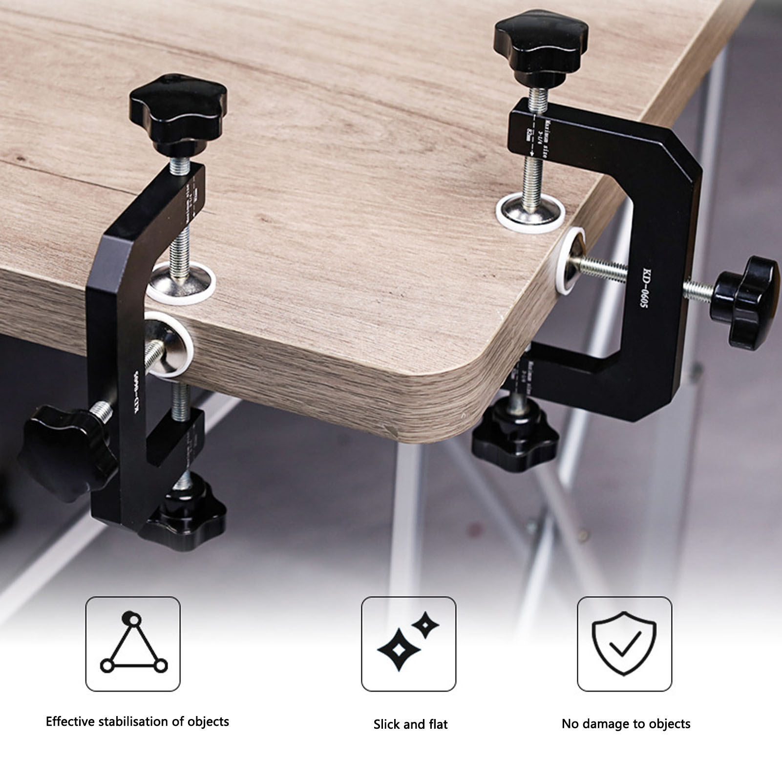 Grampo G de 3 Vias em Liga de  - Woodworking Vise avaliação e preço