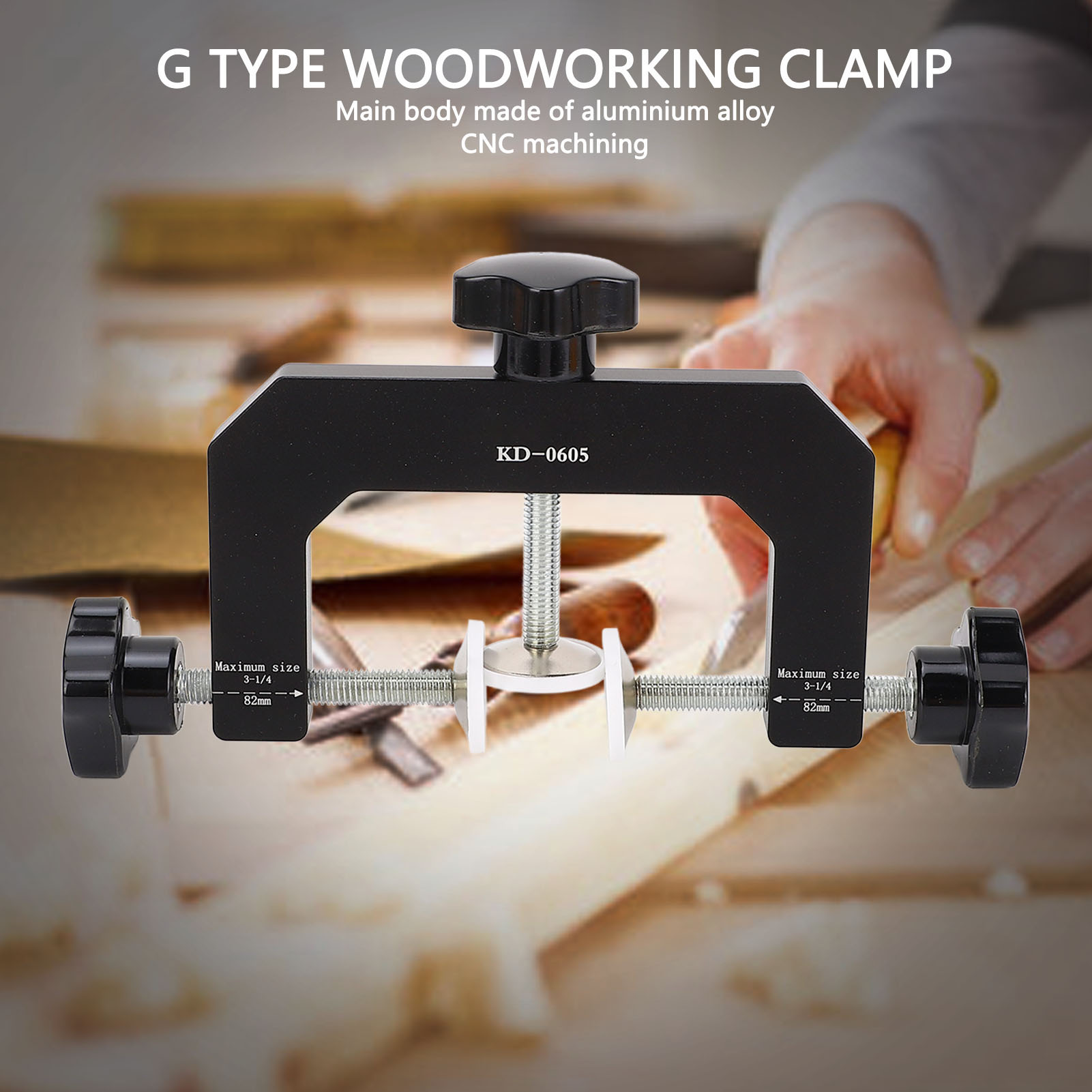 Grampo G de 3 Vias em Liga de  - Woodworking Vise avaliação e preço