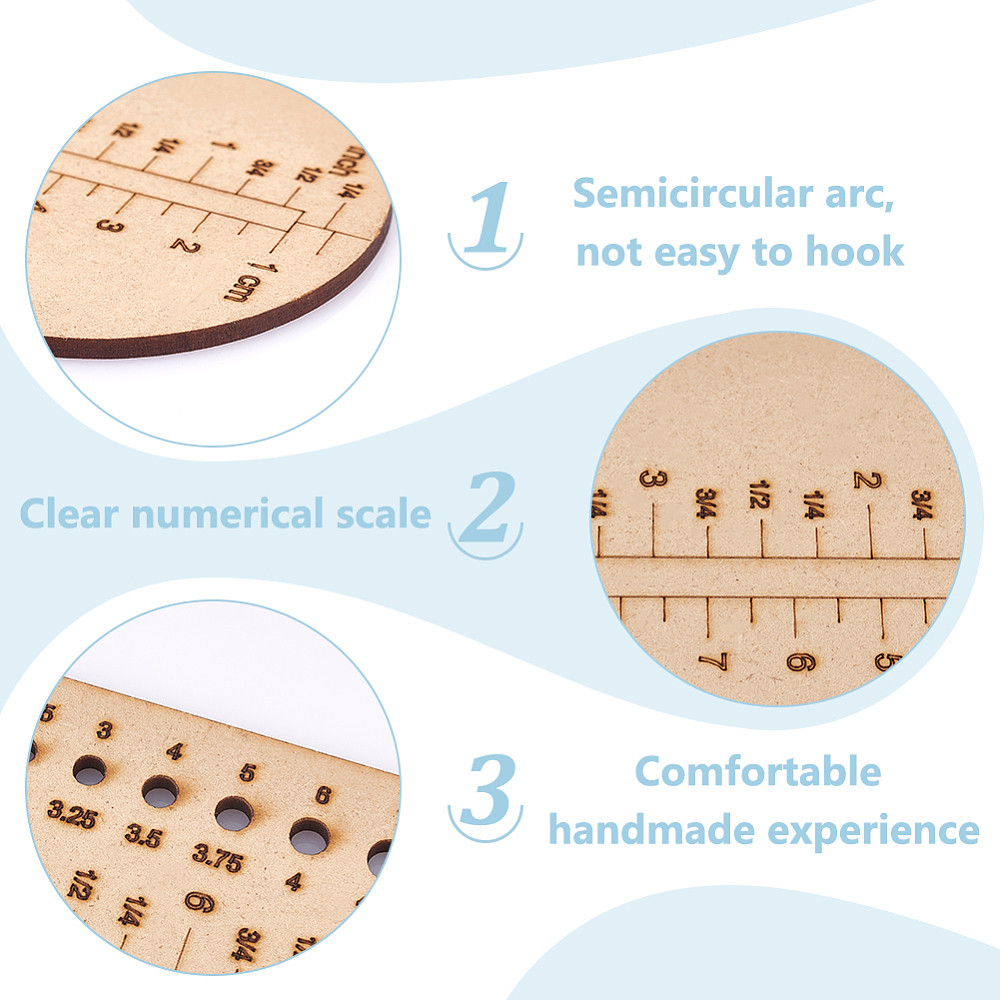Régua de Tricô de Meias 2D Pla - Woodworking Crafts avaliação e preço