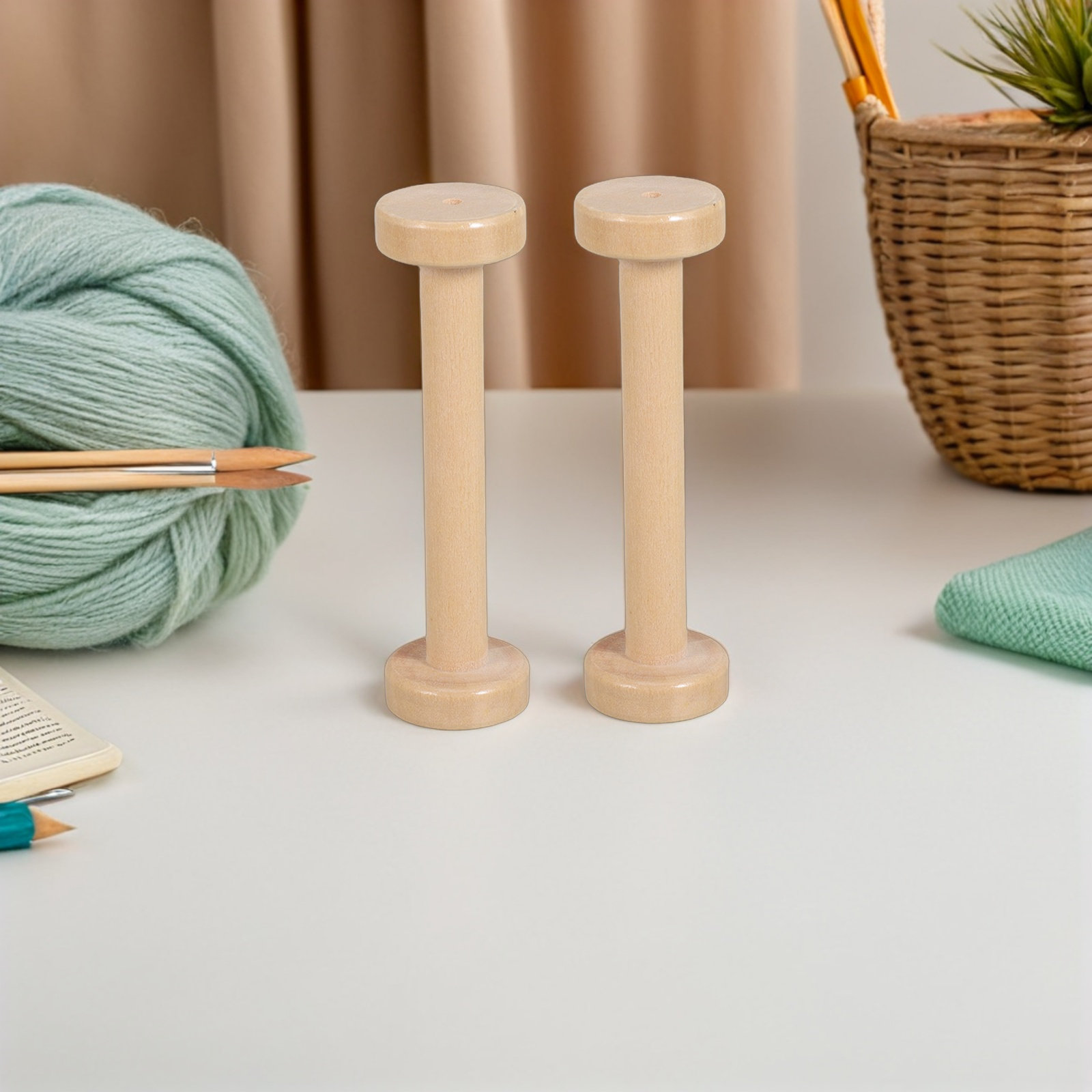 5 Peças de Bobinas de Madeira  - Woodworking Crafts avaliação e preço