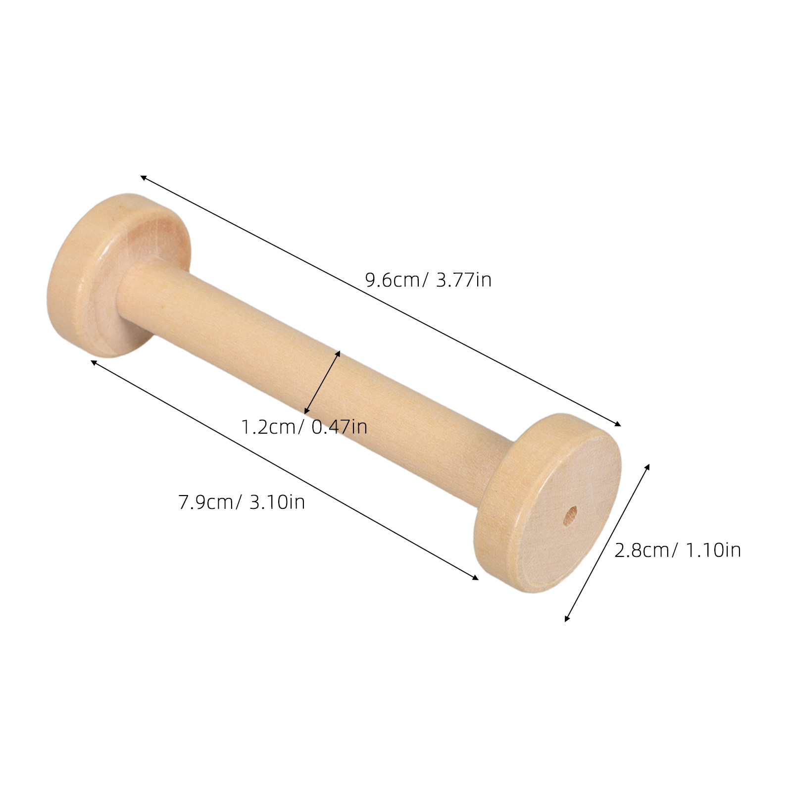 5 Peças de Bobinas de Madeira  - Woodworking Crafts avaliação e preço
