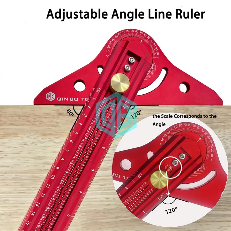 Régua de Ângulo Ajustável de L - Woodworking Crafts avaliação e preço