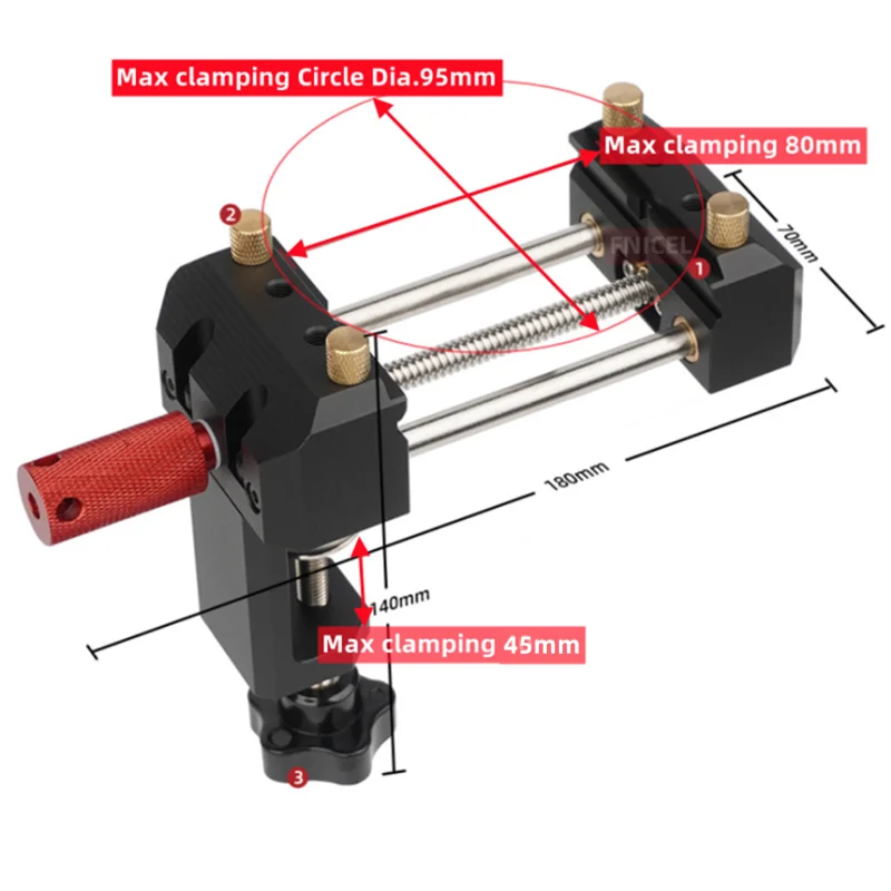 Torno de mesa multifuncional d - Woodworking Vise avaliação e preço