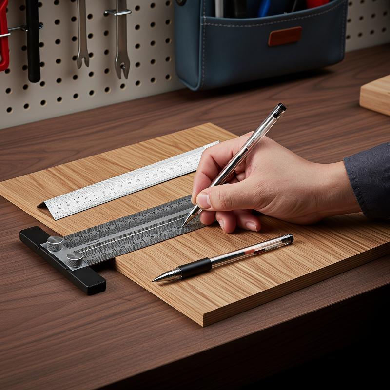 Régua de Furos Tipo T de Alta  - Woodworking Ruler avaliação e preço