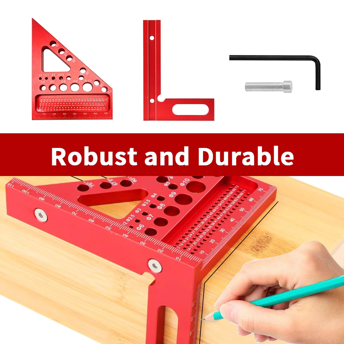 Régua Triangular para Marcenar - Woodworking Ruler avaliação e preço