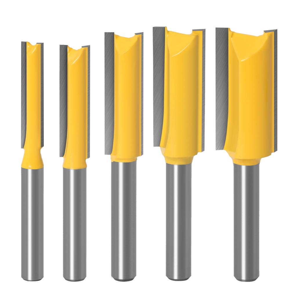 JGZUI 1 peça 1/4 haste reta br - Router Bits For Woodworking avaliação e preço