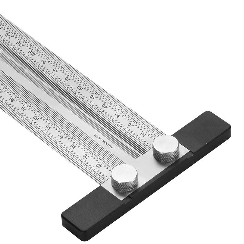 【HG】Régua de Furo Tipo T de Al - Woodworking Ruler avaliação e preço