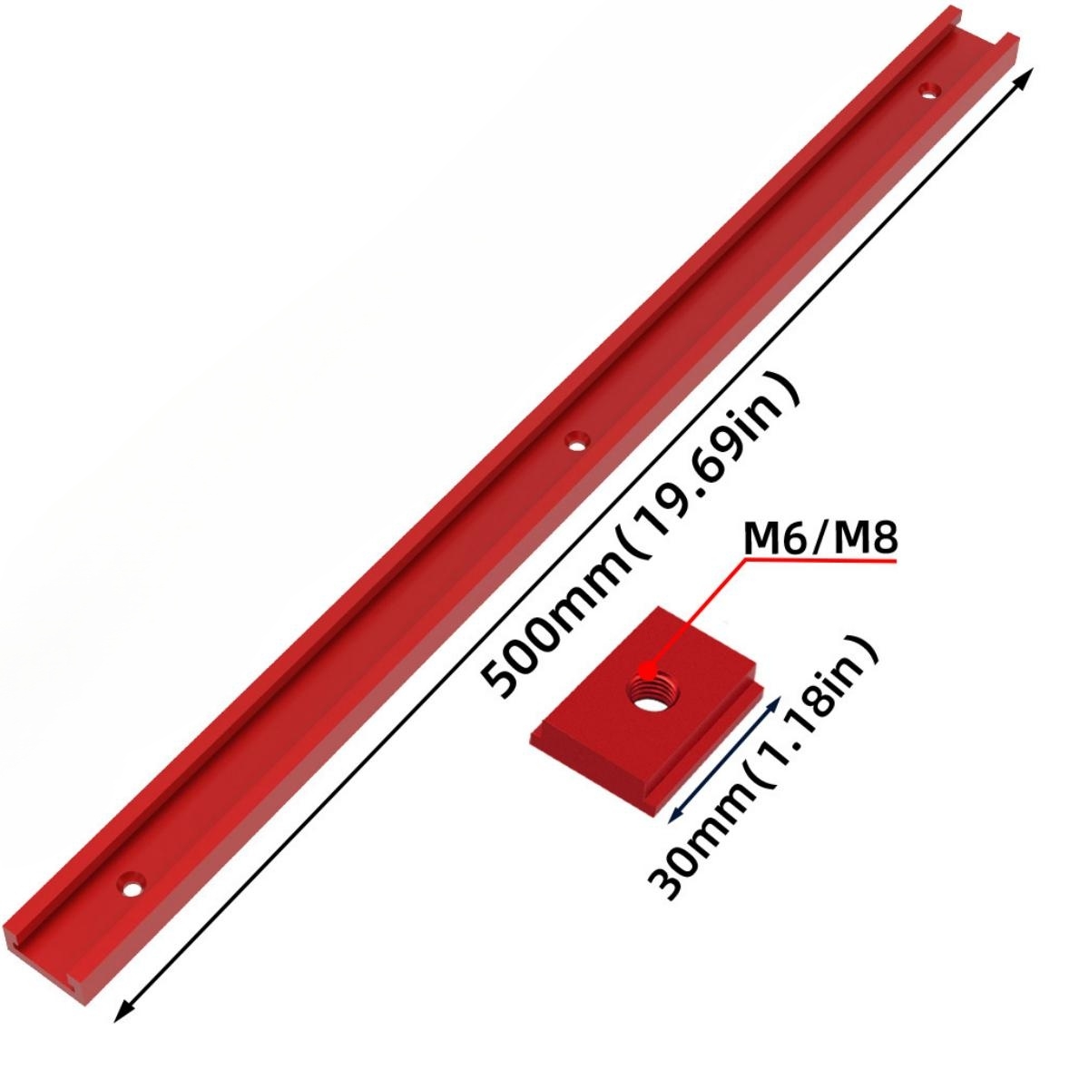 T30 track 50cm alumínio t-slid - Woodworking Plans avaliação e preço