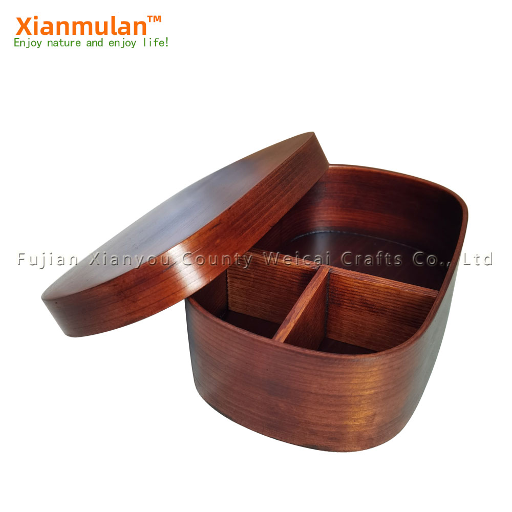 Caixa bento de madeira natural - Woodworking Japanese avaliação e preço
