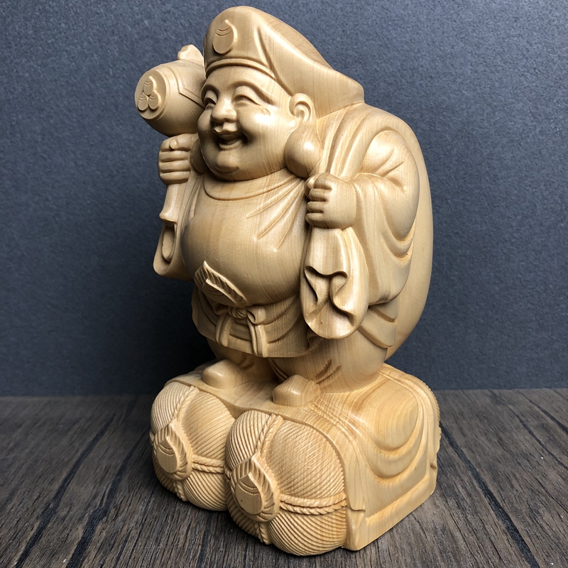 Estátua/Figurina de Daikokuten - Woodworking Japanese avaliação e preço