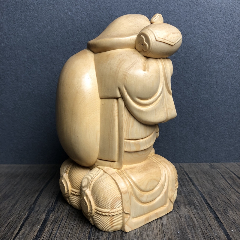 Estátua/Figurina de Daikokuten - Woodworking Japanese avaliação e preço