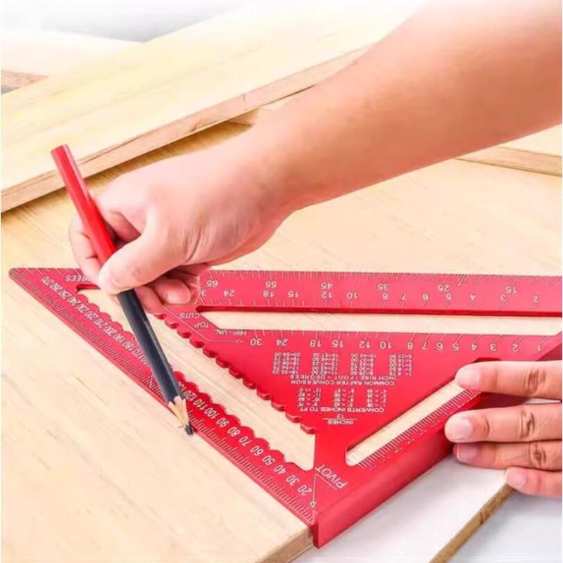 Régua triangular de liga de al - Woodworking Ruler avaliação e preço