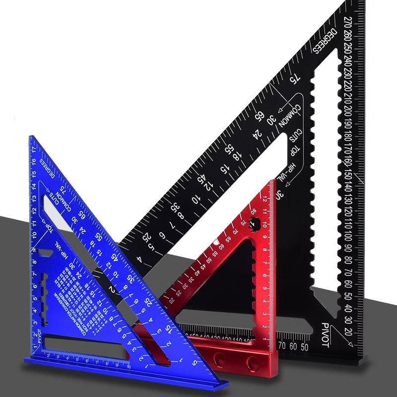 Régua triangular de liga de al - Woodworking Ruler avaliação e preço