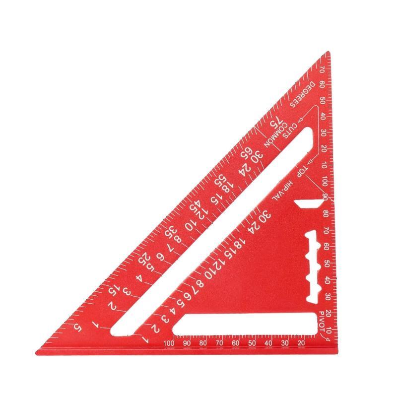 Régua triangular de liga de al - Woodworking Ruler avaliação e preço