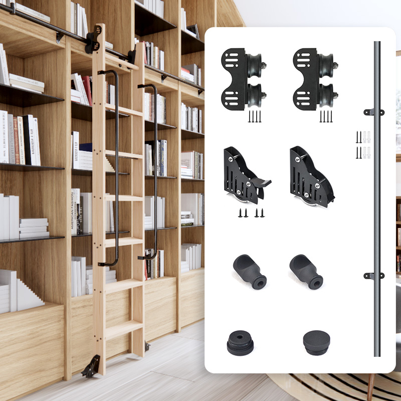 Hardware de escada de bibliote - Woodworking Lofts avaliação e preço